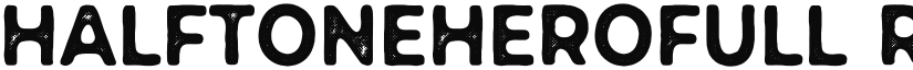 HalftoneHeroFull Regular font