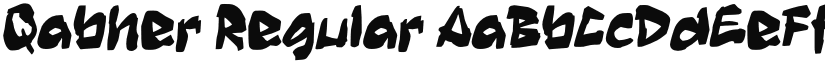 Qabher font download