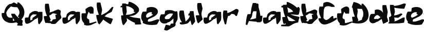 Qaback font download