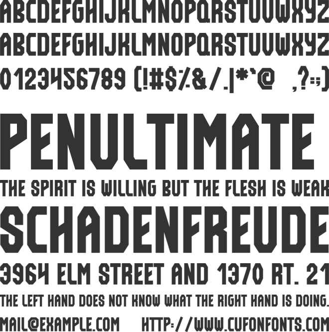 Black Pizza font preview