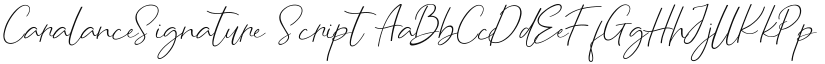 CaralanceSignature font download