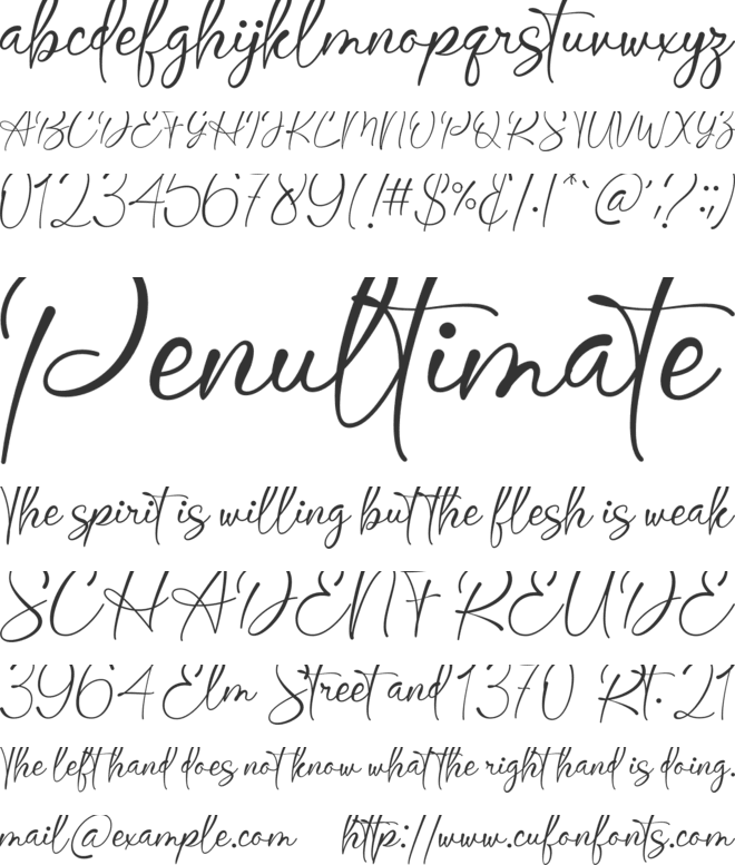 Lazuardi font preview