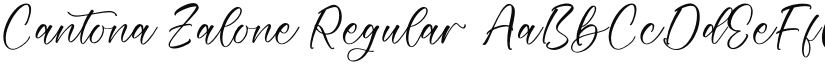 Cantona Zalone font download