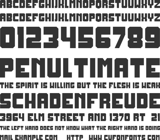 Files font preview