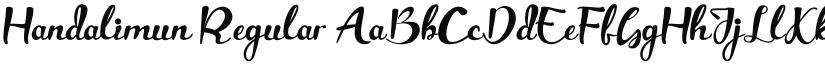 Handalimun font download