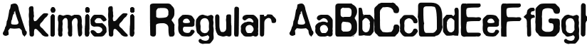 Akimiski font download