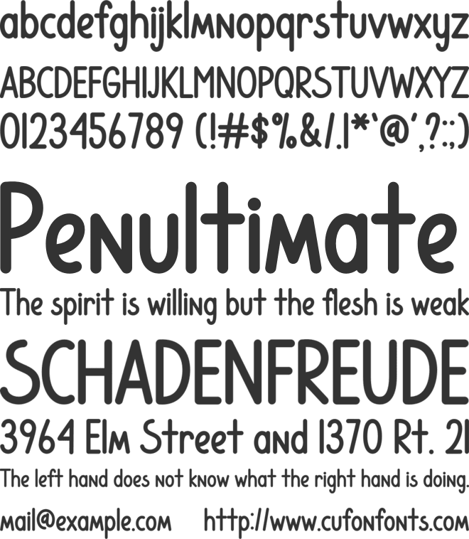 Bubble Bats font preview