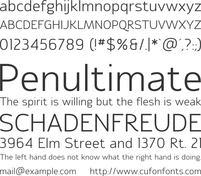 Vfu font preview