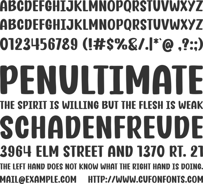 Chatkids font preview