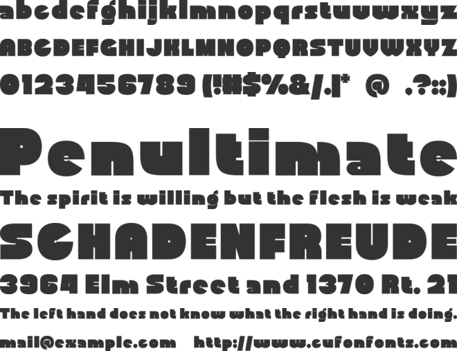 Dumbdore font preview