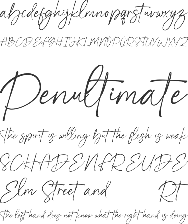 Easy-free font preview