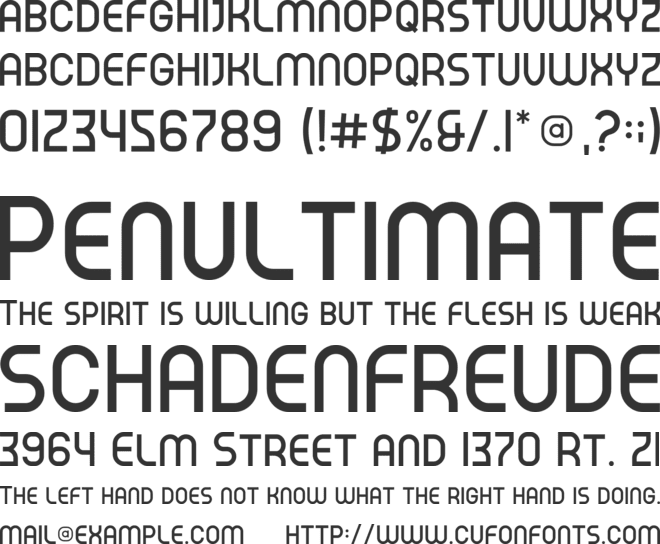 Felixa font preview