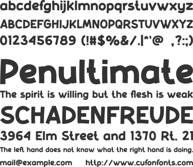 WACKOZ font preview