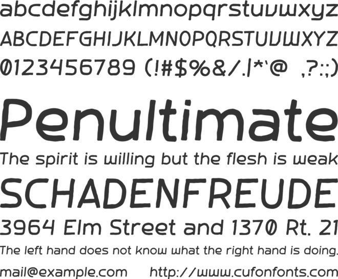 WADDUP font preview