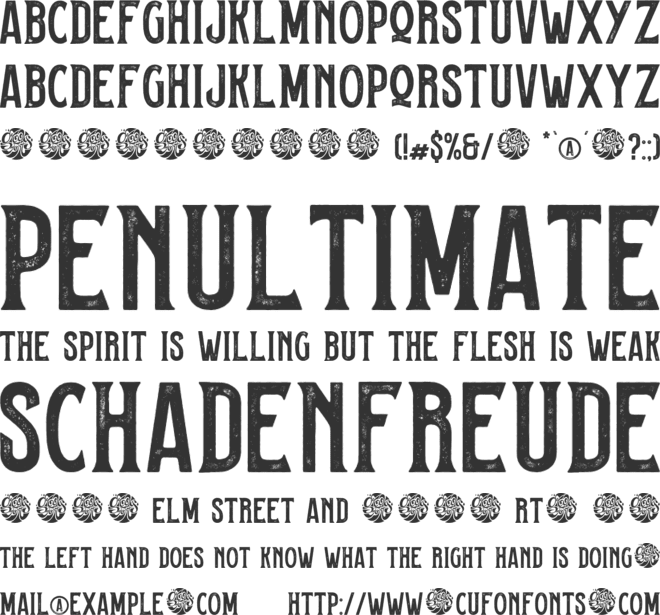 GF Bricfield font preview