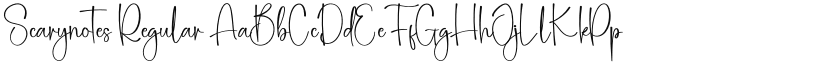 Scarynotes font download