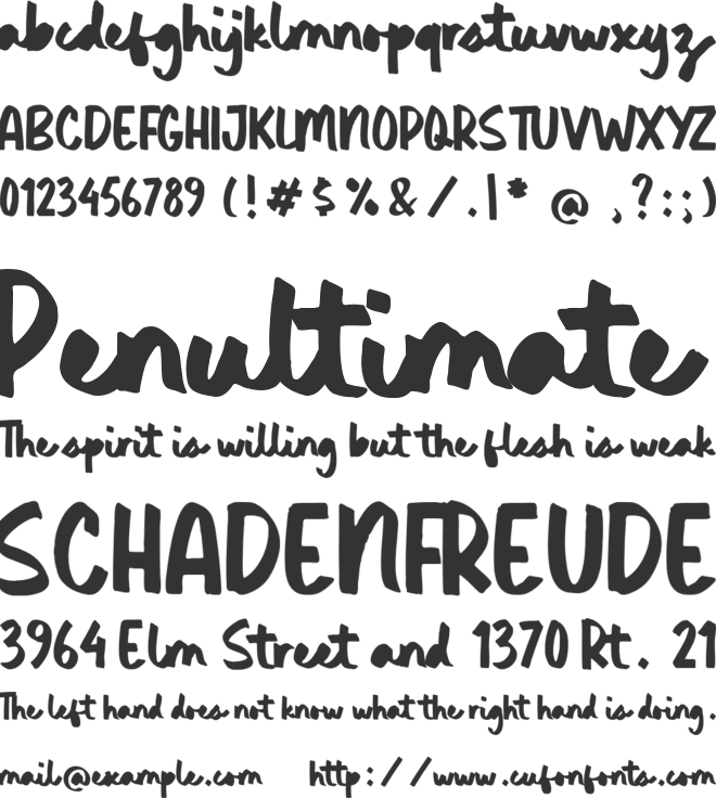 Himalaya Karoline font preview