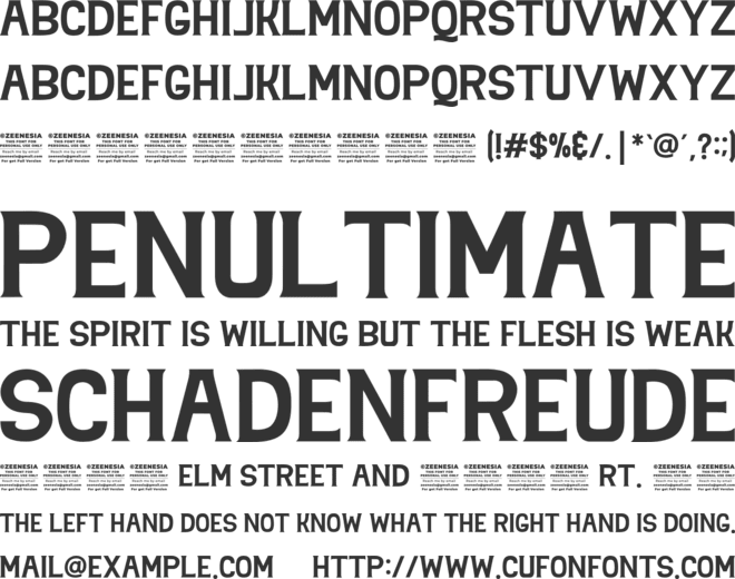 Queen Emirates Personal Use Onl font preview