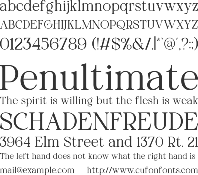 Neutical font preview