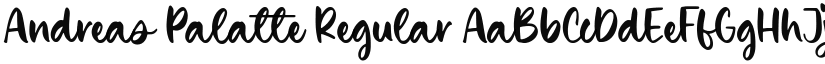 Andreas Palatte font download