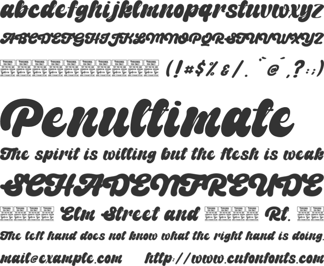 Christmas Laugh - Personal Use font preview