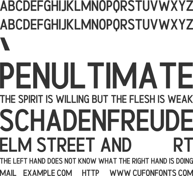 Kenzoestic font preview