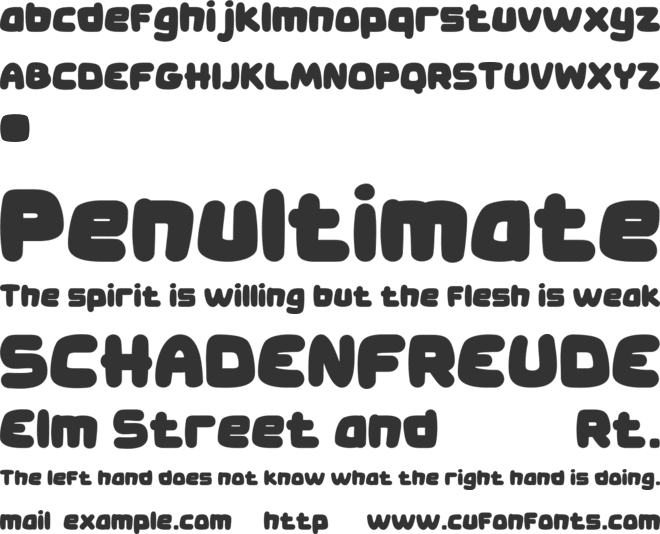 Fresh Peach font preview