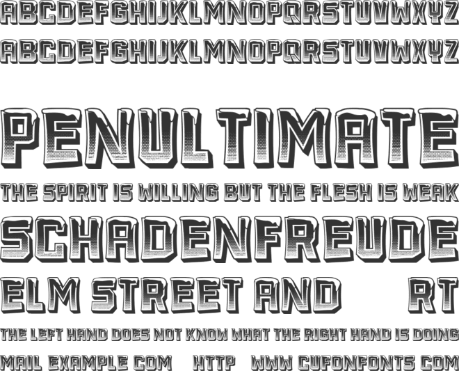 Freezing font preview