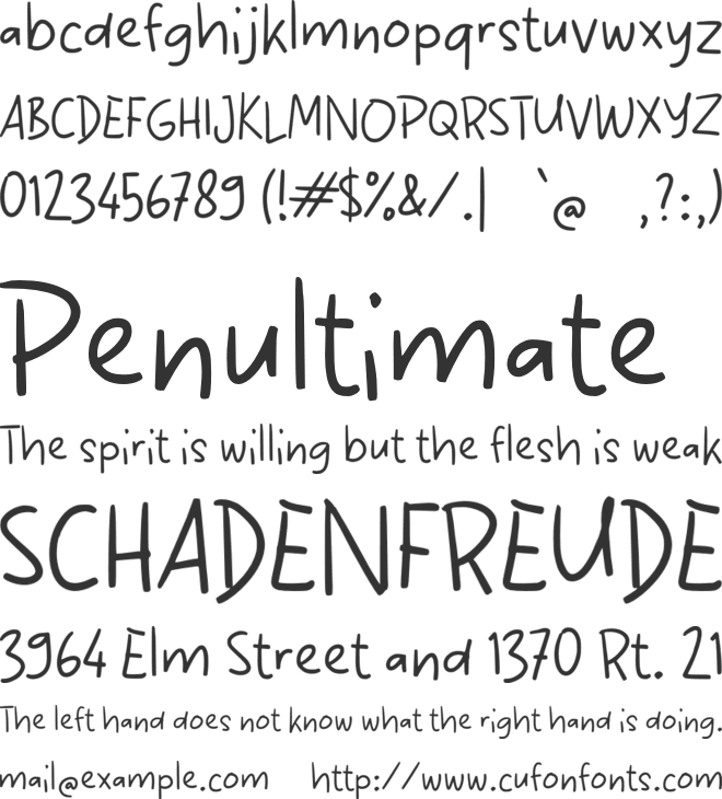 Qadesko font preview