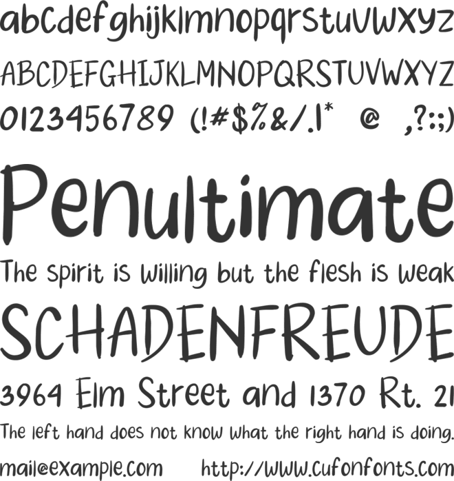 Steakhaus font preview