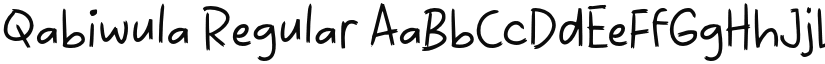 Qabiwula font download