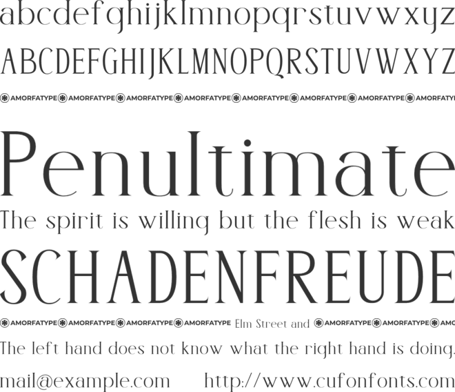 Herits font preview