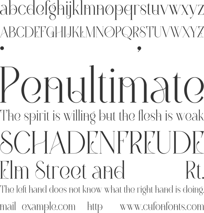 Type Ultimate font preview