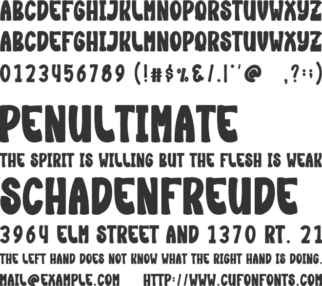 Winter Spirit font preview