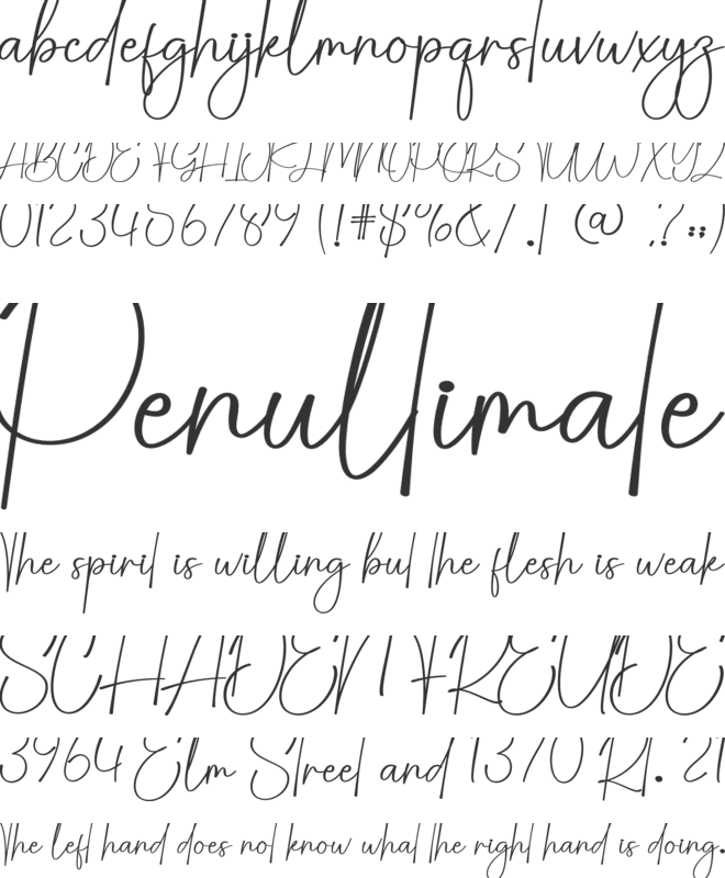 Sandwich Christmas font preview