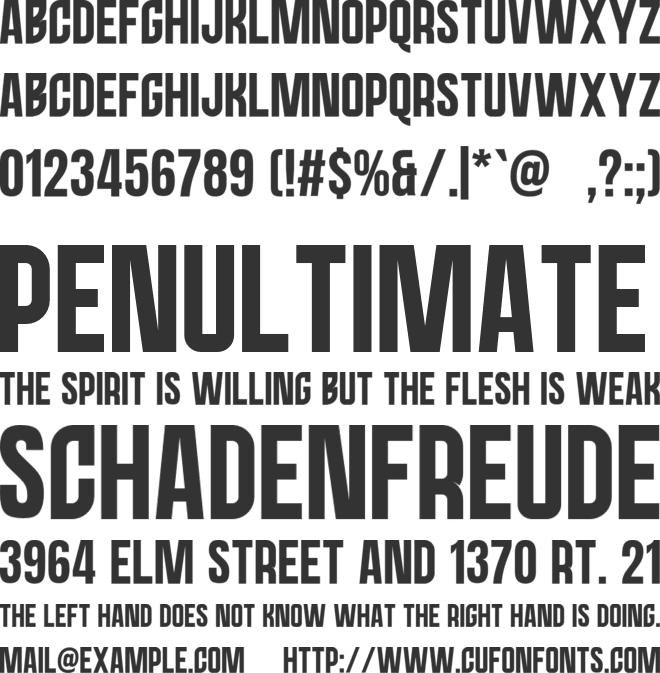 QUICKDUDE font preview