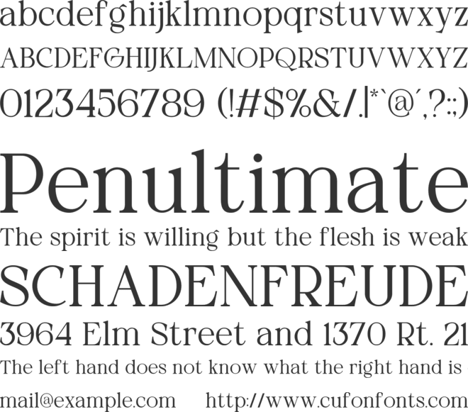 Neutical font preview