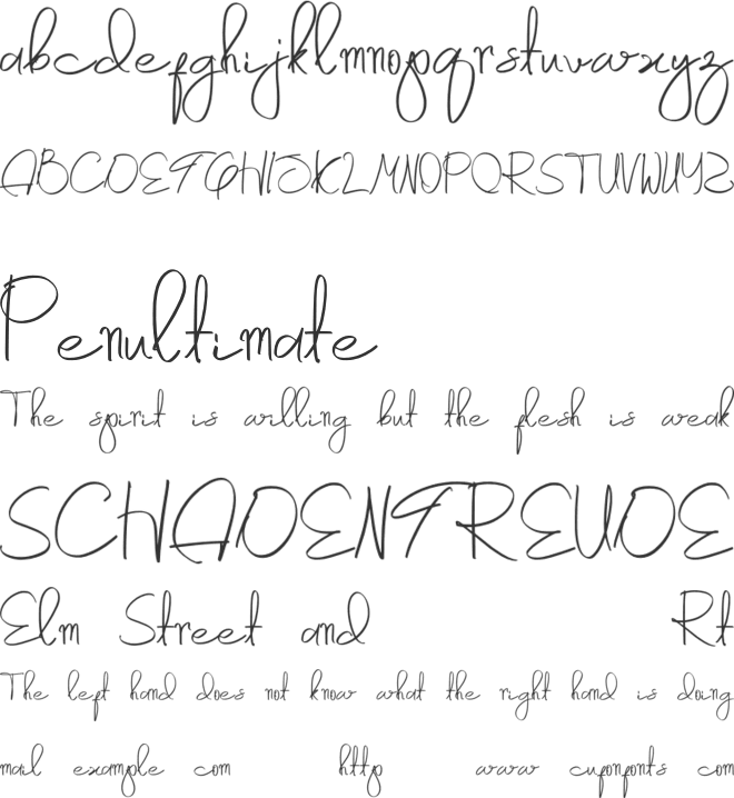 Astography font preview