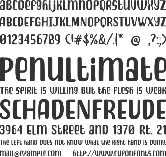 Cube Kids font preview