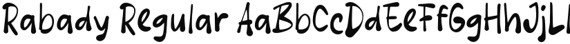 Rabady font download