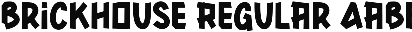 Brickhouse Regular font