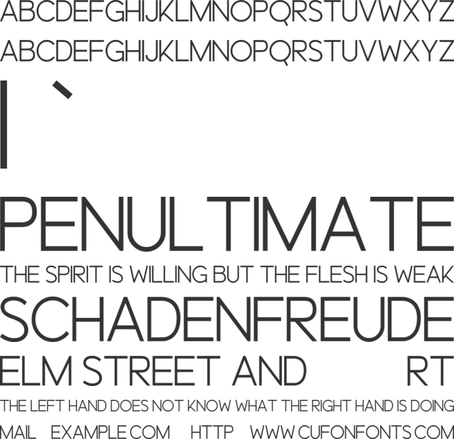 Moldyson font preview