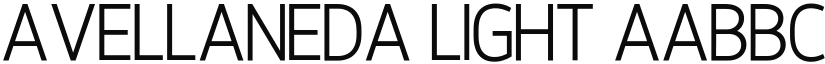 Avellaneda Light font