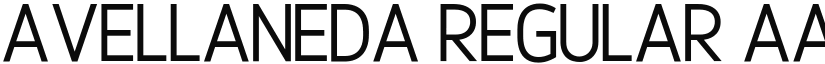 Avellaneda font download