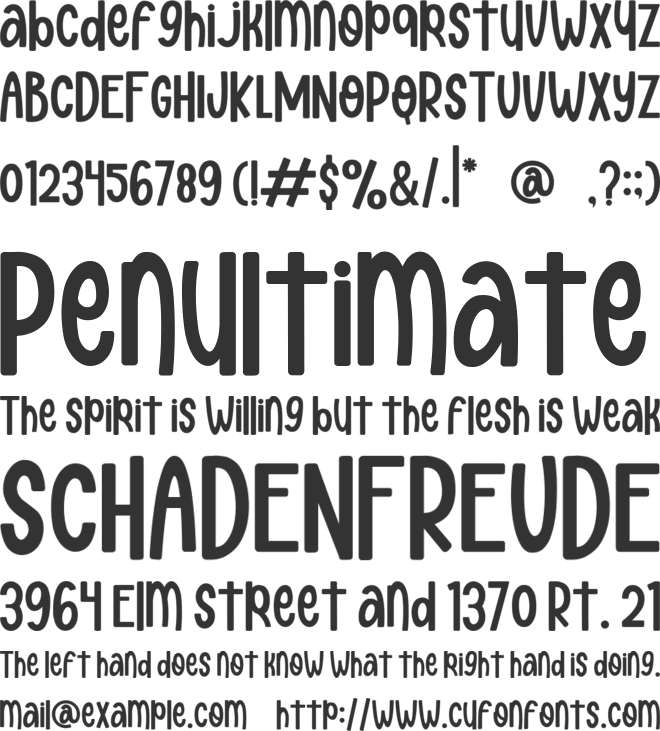 Fern Fronds font preview