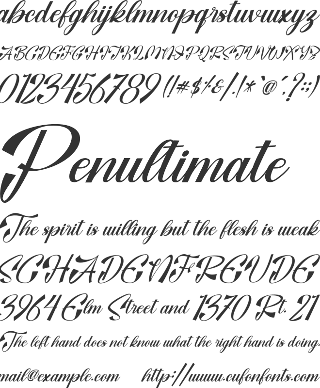 Austone - Personal Use font preview