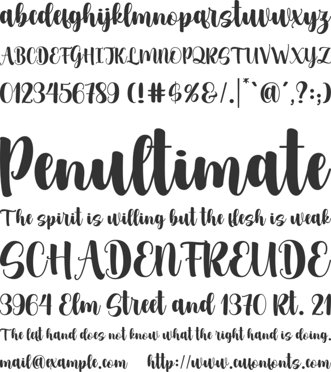 Critics font preview