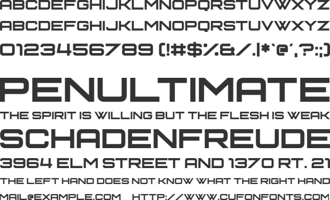 Telematic font preview