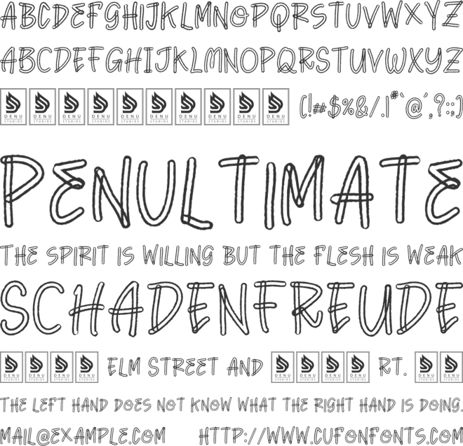 Kodok Zuma font preview