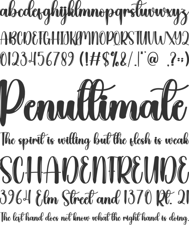 Smartly font preview